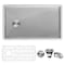 Ruvati 36-inch Slope Bottom Offset Drain Reversible Kitchen Sink Undermount 16 Gauge Stainless Steel RVH7497 - alternate 5